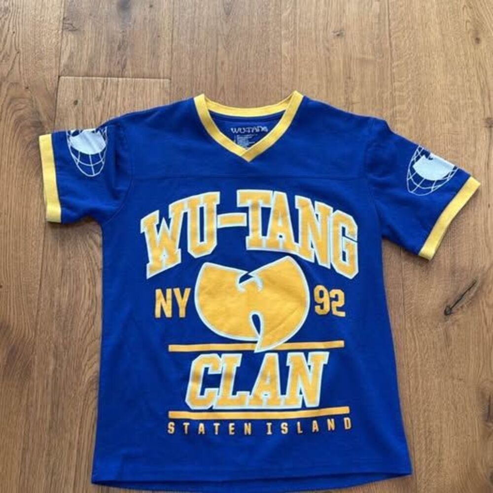 Official Wu-Tang Clan Football Jersey T-Shirt – CREAM 36 Staten Island Size S